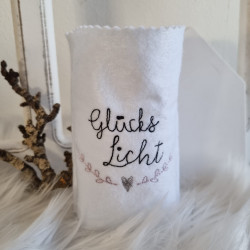 Stickdatei ITH - Mini Lichtbeutel "Glücks Licht"